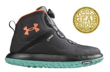 Image of Under Armour Fat Tire GTX Trail Running Shoe - Mens-Lead/Black/Orange-Medium-11 US