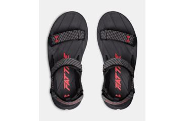 Image of Under Armour Fat Tire Sandal - Men's, Anthracite/Zinc Gray/Pierce, 14, 1293328-100-14