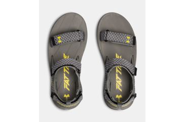 Image of Under Armour Fat Tire Sandal - Men's, Clay Green/Black/Bitter, 10, 1293328-101-10