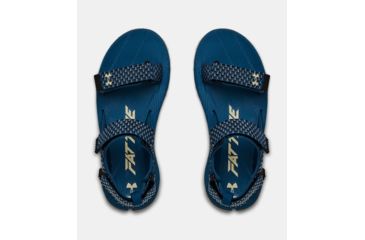 Image of Under Armour Fat Tire Sandal - Men's, Petrol Blue/Khaki Base/Khaki Base, 10, 1293328-401-10