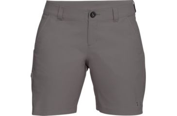 Image of Under Armour Fish Hunter Inlet 7 Inch Short - Women's, Mink Gray AFS/Deprecated-Mink Gray AFS/Deprecated, 4, 1290546-548-4