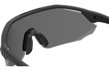 Image of Under Armour Force 2 Sunglasses with Matte Black Frame and Grey Lens, Medium, UA0011S 003-KA