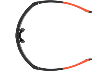 Image of Under Armour Force 2 Sunglasses with Matte Black/Grey Frame and Orange Mirror Lens, Medium, UA0011S RC2-50