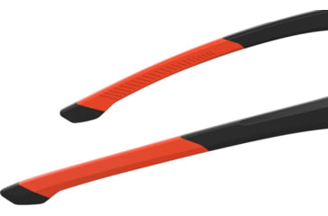 Image of Under Armour Force 2 Sunglasses with Matte Black/Grey Frame and Orange Mirror Lens, Medium, UA0011S RC2-50