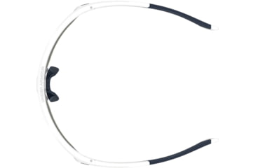 Image of Under Armour Force 2 Sunglasses with Matte White/Grey Frame and Blue Mirror Lens, Medium, UA0011S WWK-W1