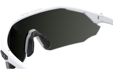 Image of Under Armour Force 2 Sunglasses with Shiny Halo Grey Frame and Ivory Mirror Lens, Medium, UA0011S KB7-UE