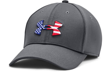 Image of Under Armour Freedom Blitzing Hat - Mens, Pitch Gray / Black, Large/Extra Large, 1362236012L-XL