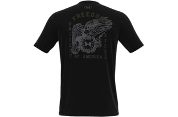 Image of Under Armour Freedom Eagle T-Shirt - Mens, Black, Extra Large, 1362051001XL