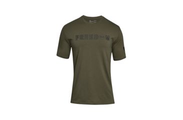 Image of Under Armour Freedom Flag Bold T, Marine Od Green - 1323169390MD