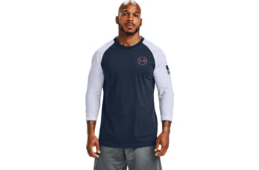 Image of Under Armour Freedom Flag Utility T-Shirt - Mens, Academy, X-Large, 1358292408XL