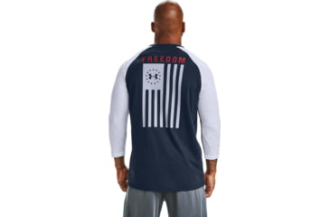 Image of Under Armour Freedom Flag Utility T-Shirt - Mens, Academy, X-Large, 1358292408XL