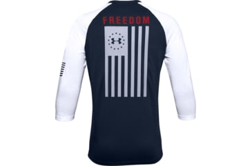 Image of Under Armour Freedom Flag Utility T-Shirt - Mens, Academy, X-Large, 1358292408XL