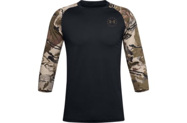 Image of Under Armour Freedom Flag Utility T-Shirt - Mens, Black, Small, 1358292001SM