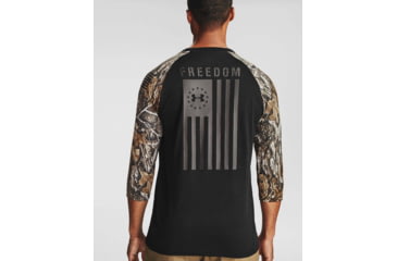 Image of Under Armour Freedom Flag Utility T-Shirt - Mens, Maverick Brown, Medium, 1358292002MD
