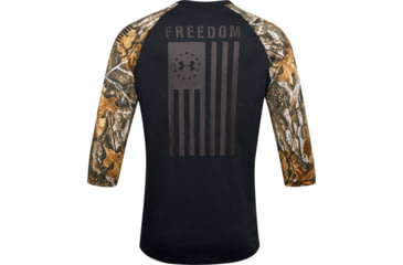 Image of Under Armour Freedom Flag Utility T-Shirt - Mens, Maverick Brown, Medium, 1358292002MD