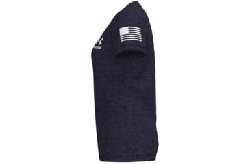 Image of Under Armour Freedom Tech V-Neck Short Sleeve T-Shirt - Women's, Small, Midnight Navy, 1369471410SM