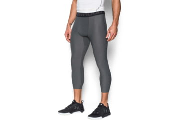 Image of Under Armour HeatGear Armour 2.0 Legging, 3XL, Carbon Heather, 12895770903X