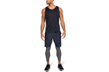 Image of Under Armour HeatGear Armour 2.0 Legging, 3XL, Carbon Heather, 12895770903X