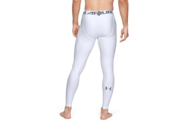 Image of Under Armour HeatGear Armour 2.0 Legging, Extra Large, White, 1289577100XL
