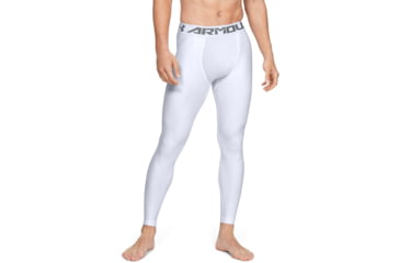 Image of Under Armour HeatGear Armour 2.0 Legging, Extra Large, White, 1289577100XL
