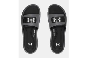 Image of Under Armour Ignite V SL - Men's, Graphite/Black/Metallic Silver, 10, 1287318-040-10