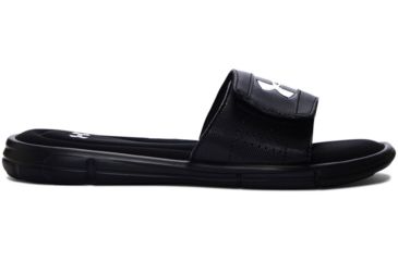 Image of Under Armour Ignite V SL - Mens, Black//White, 4, 1287318-001-4