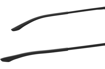 Image of Under Armour Impulse Sunglasses with Matte Black Frame and Grey Polarized Lens, Medium, UA0015GS 003-M9