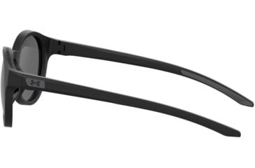 Image of Under Armour Infinity Sunglasses with Matte Black Frame and Grey/Blue Lens, Medium, UA0006S 003-IR