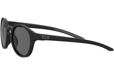 Image of Under Armour Infinity Sunglasses with Matte Black Frame and Grey/Blue Lens, Medium, UA0006S 003-IR
