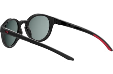 Image of Under Armour Infinity Sunglasses with Matte Black Frame and Rose Gold Mirror Lens, Medium, UA0006S 3H2-0J