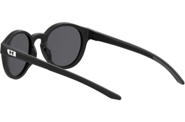 Image of Under Armour Infinity Sunglasses with Matte Black/Grey Frame and Silver Mirror Lens, Medium, UA0006S 124-T4