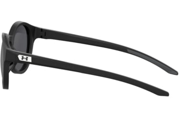 Image of Under Armour Infinity Sunglasses with Matte Black/Grey Frame and Silver Mirror Lens, Medium, UA0006S 124-T4