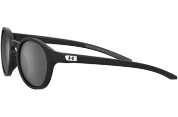 Image of Under Armour Infinity Sunglasses with Matte Black/Grey Frame and Silver Mirror Lens, Medium, UA0006S 124-T4