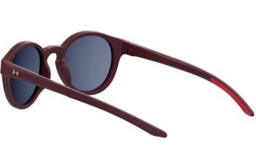 Image of Under Armour Infinity Sunglasses with Matte Solid Cardinal Frame and Infrared to Grey Mirror Lens, Medium, UA0006S LHF-MI