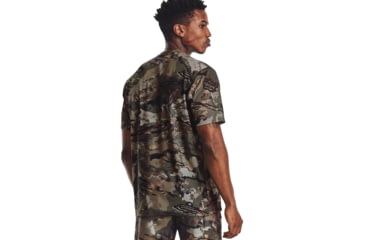 Image of Under Armour Iso-Chill Brushline Short Sleeve Shirt - Mens, UA Forest All Season Camo, Medium, 1361310994MD