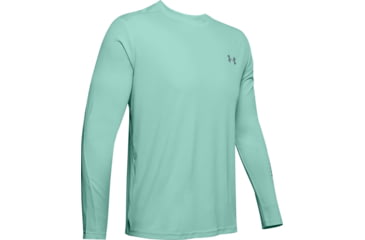 Image of Under Armour Iso-Chill Shore Break Long Sleeve Shirt - Mens, Aqua Float, 3X-Large, 13511397913X