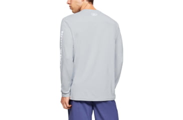 Image of Under Armour Iso-Chill Shore Break Long Sleeve Shirt - Mens, Halo Gray, Large, 1351139014LG