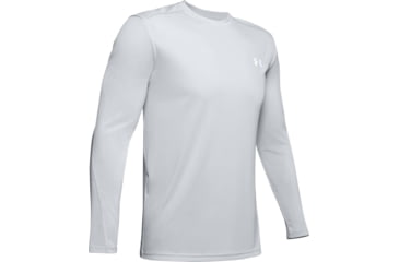 Image of Under Armour Iso-Chill Shore Break Long Sleeve Shirt - Mens, Halo Gray, Large, 1351139014LG
