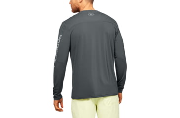 Image of Under Armour Iso-Chill Shore Break Long Sleeve Shirt - Mens, Pitch Gray, Medium, 1351139012MD