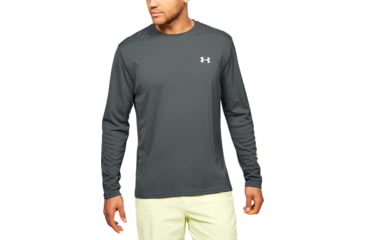 Image of Under Armour Iso-Chill Shore Break Long Sleeve Shirt - Mens, Pitch Gray, Medium, 1351139012MD