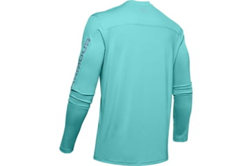 Image of Under Armour Iso-Chill Shore Break Long Sleeve Shirt - Mens, Radial Turquoise, Small, 1351139482SM