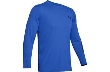 Image of Under Armour Iso-Chill Shore Break Long Sleeve Shirt - Mens, Versa Blue, 2X-Large, 13511394862X