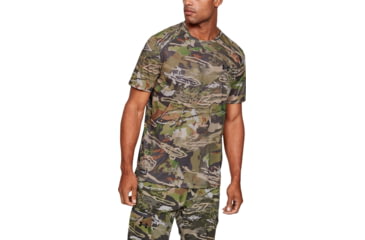Image of Under Armour IsoChill Brushline Short Sleeve Shirt - Mens, UA Forest Camo, 2X-Large, 13511439402X