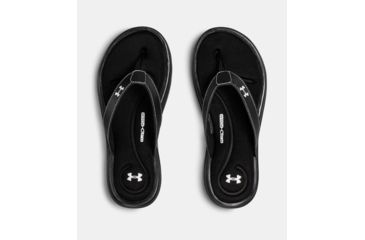Image of Under Armour Marbella VI T - Women's, Black//Metallic Silver, 10, 3000072-001-10