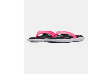 Image of Under Armour Marbella VI T - Women's, Pitch Gray/Mojo Pink/White, 10, 3000072-100-10