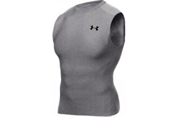 Image of Under Armour Men's HeatGear Tactical Sleeveless T, 080 Medium Grey Heather