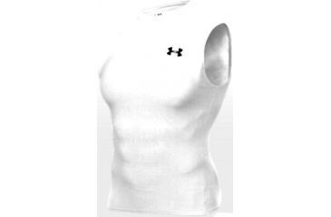 Image of Under Armour Men's HeatGear Tactical Sleeveless T, 100 White