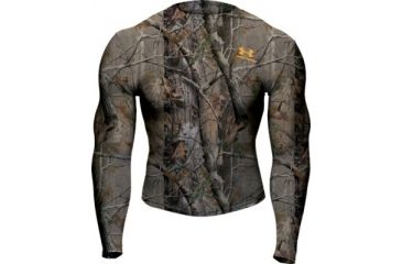 Image of Under Armour Men's ColdGear Camo Crew - Real Tree AP Color 104511C-340