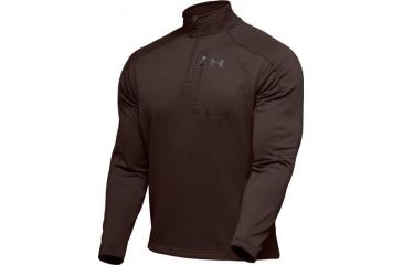 Image of Under Armour Men's ColdGear Hundo Fleece 1/4 Zip - Timber Color 1006260-241