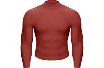 Image of UnderArmour Men's ColdGear Longsleeve Mock - Chestnut Color 1000512-867